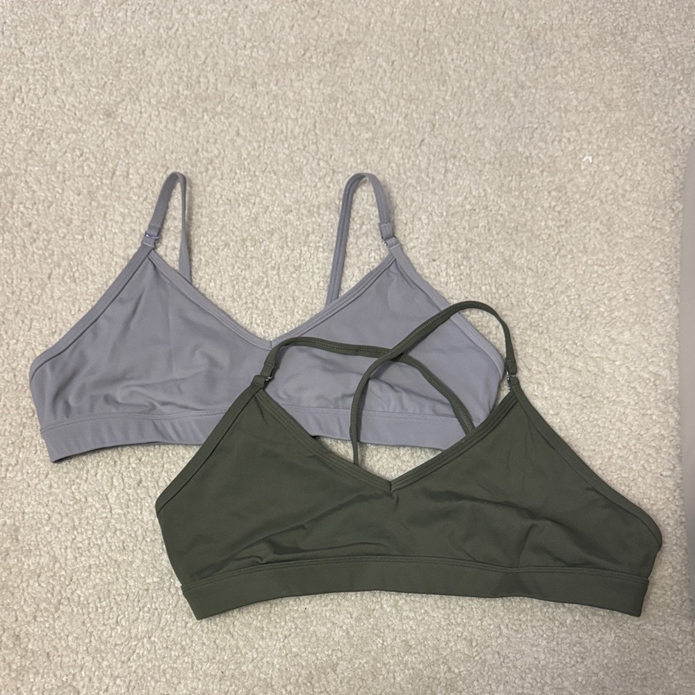Women's Intimates Bralette Set - Gray and Green